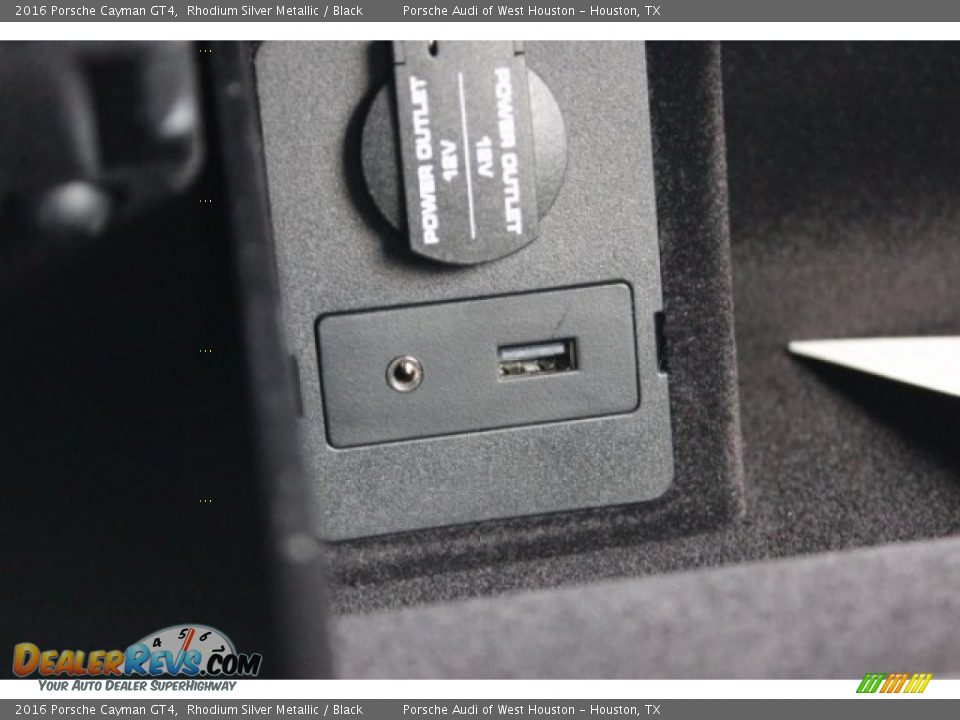 2016 Porsche Cayman GT4 Rhodium Silver Metallic / Black Photo #24