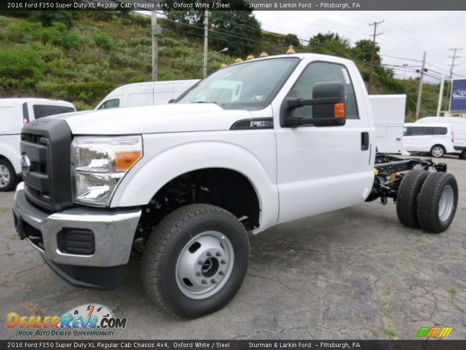 Oxford White 2016 Ford F350 Super Duty XL Regular Cab Chassis 4x4 Photo #5