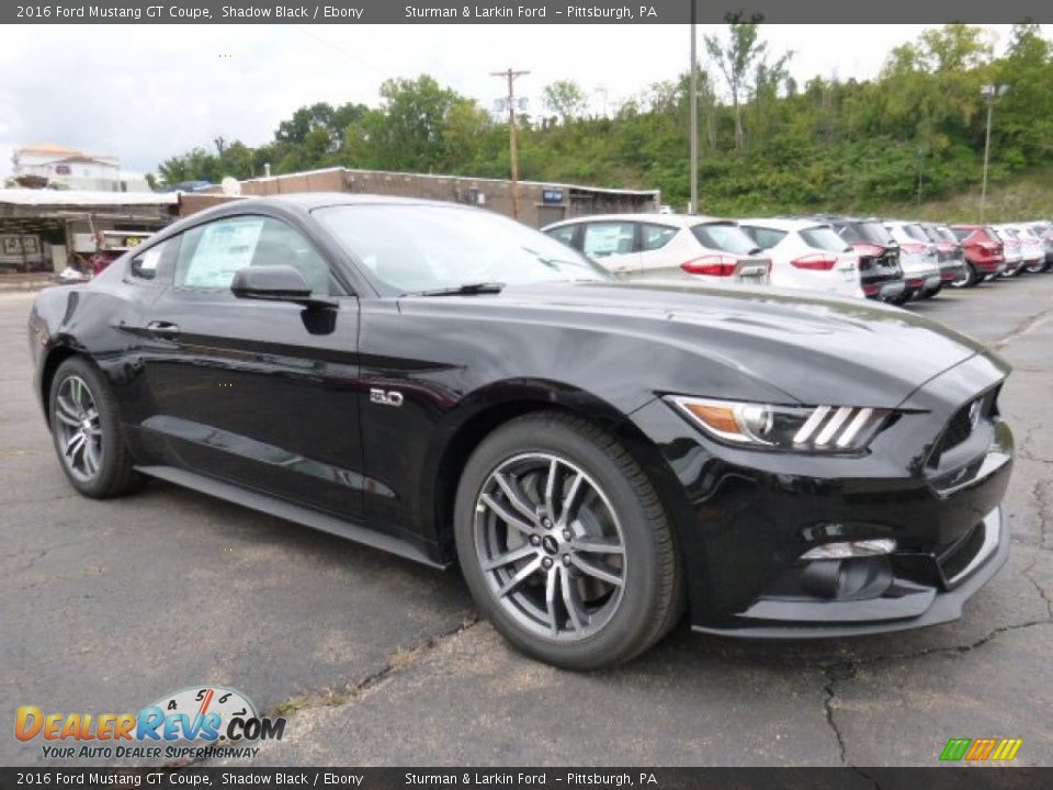 Shadow Black 2016 Ford Mustang GT Coupe Photo #1