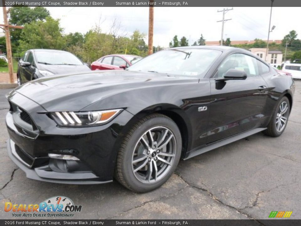 2016 Ford Mustang GT Coupe Shadow Black / Ebony Photo #5