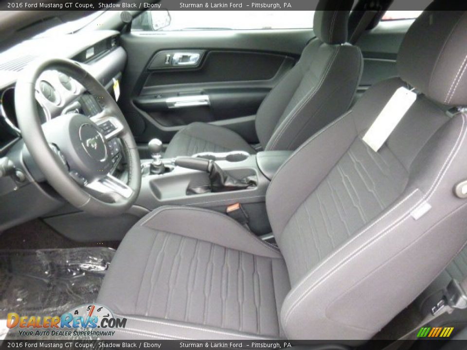 Front Seat of 2016 Ford Mustang GT Coupe Photo #8