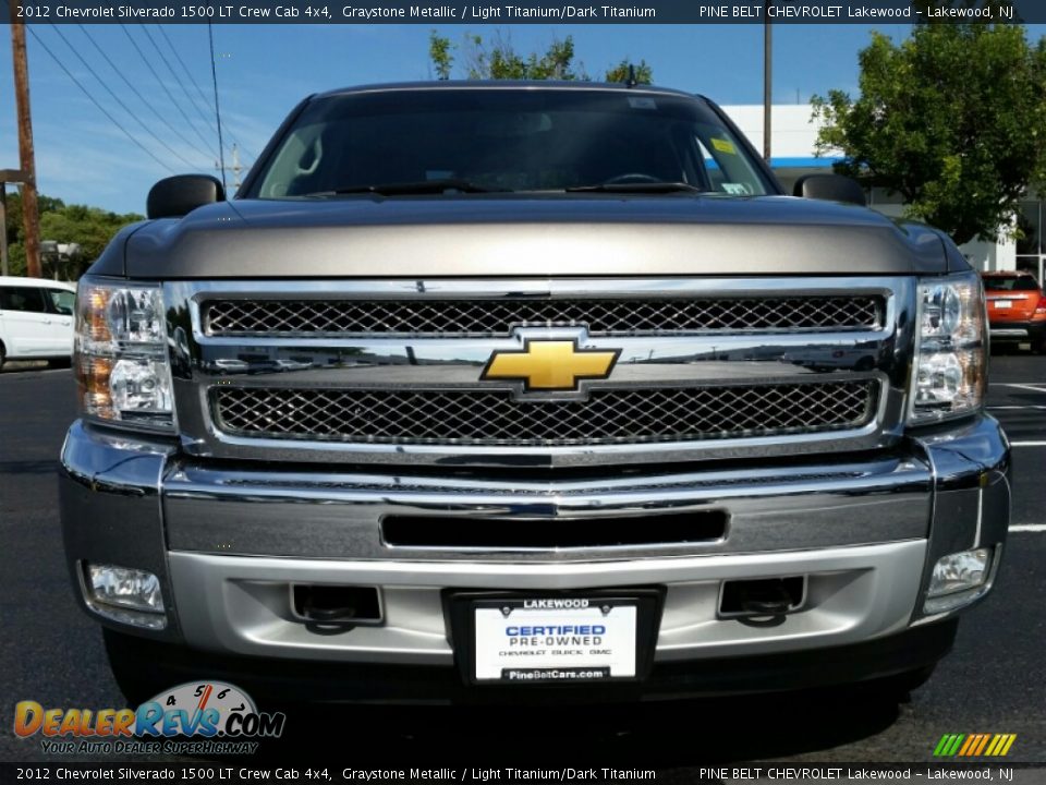 2012 Chevrolet Silverado 1500 LT Crew Cab 4x4 Graystone Metallic / Light Titanium/Dark Titanium Photo #2