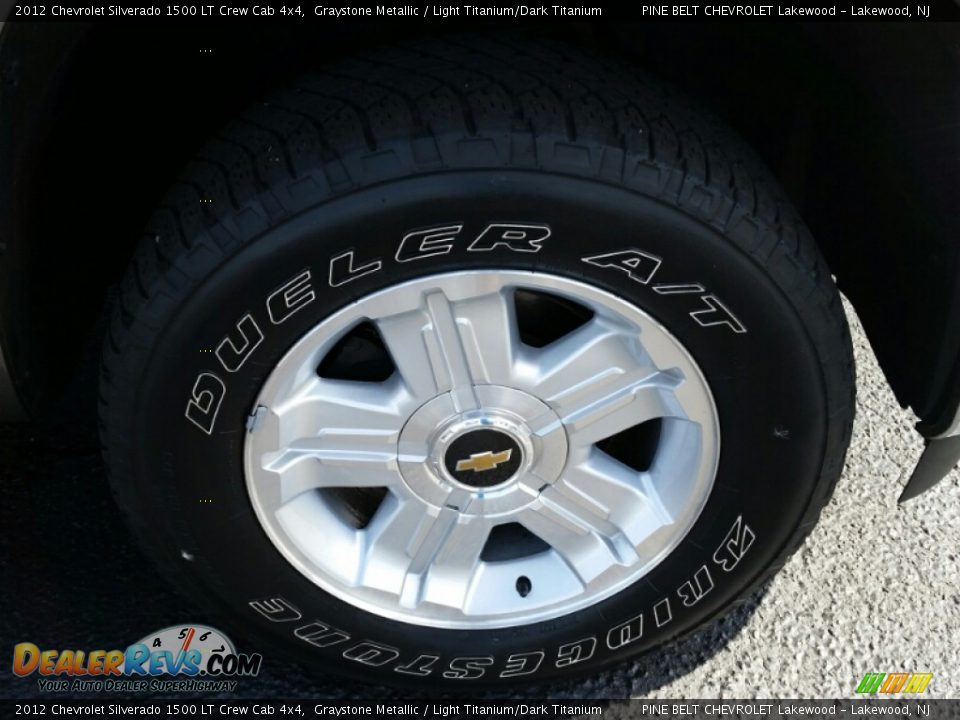 2012 Chevrolet Silverado 1500 LT Crew Cab 4x4 Graystone Metallic / Light Titanium/Dark Titanium Photo #4