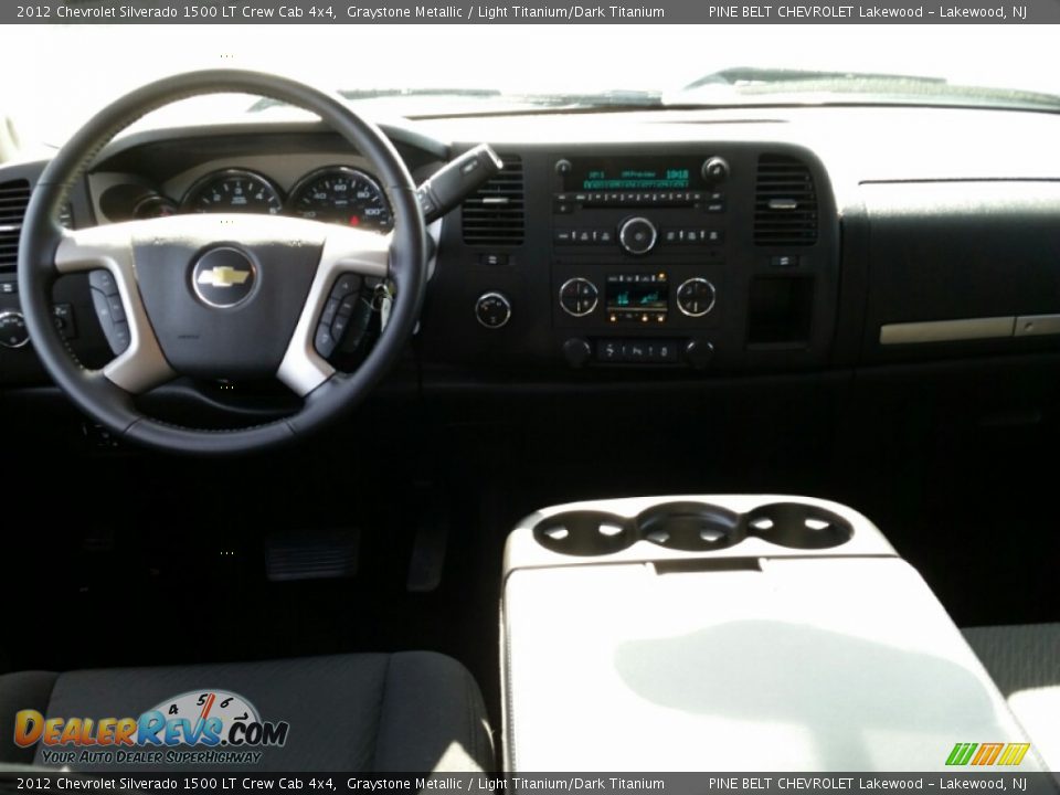 2012 Chevrolet Silverado 1500 LT Crew Cab 4x4 Graystone Metallic / Light Titanium/Dark Titanium Photo #14
