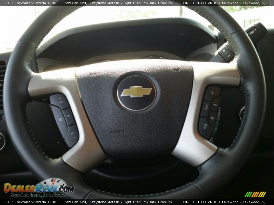 2012 Chevrolet Silverado 1500 LT Crew Cab 4x4 Graystone Metallic / Light Titanium/Dark Titanium Photo #15