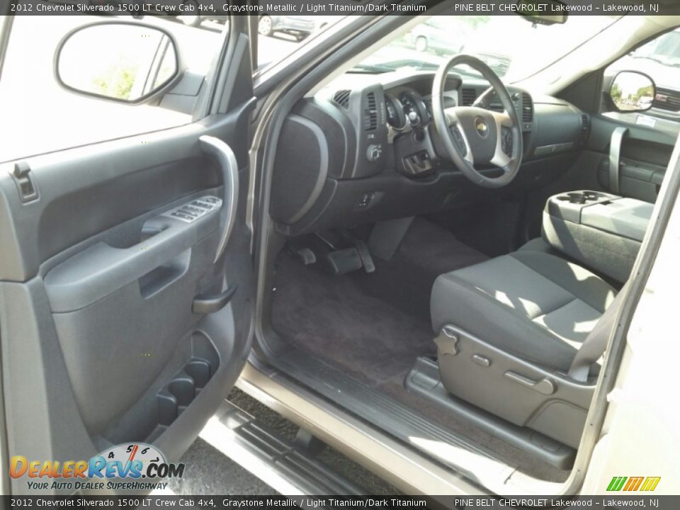 2012 Chevrolet Silverado 1500 LT Crew Cab 4x4 Graystone Metallic / Light Titanium/Dark Titanium Photo #17