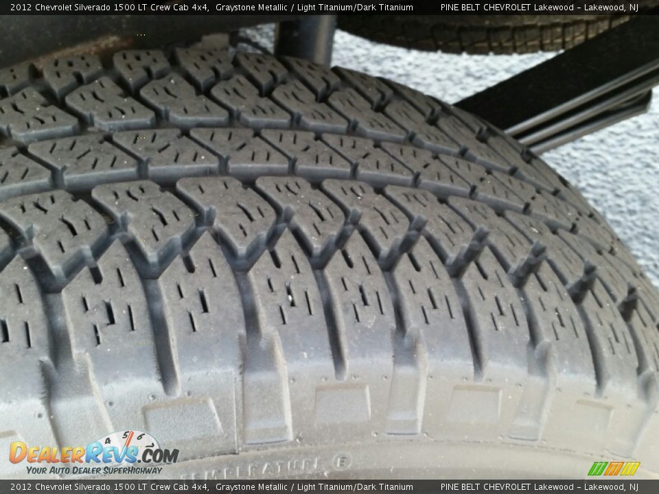 2012 Chevrolet Silverado 1500 LT Crew Cab 4x4 Graystone Metallic / Light Titanium/Dark Titanium Photo #21