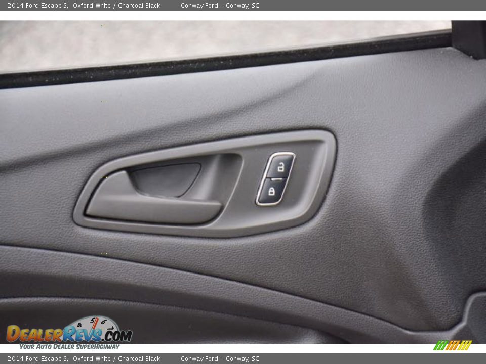 2014 Ford Escape S Oxford White / Charcoal Black Photo #18