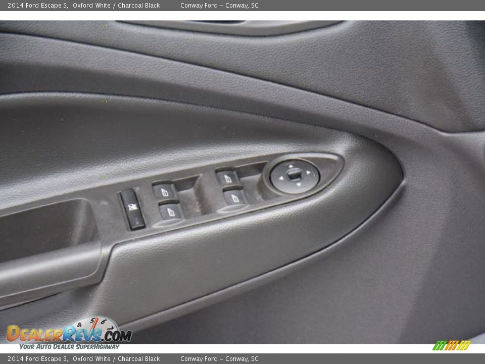 2014 Ford Escape S Oxford White / Charcoal Black Photo #19