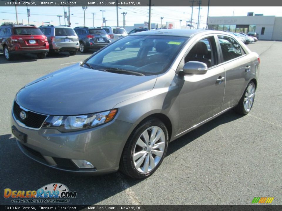 2010 Kia Forte SX Titanium / Black Sport Photo #2