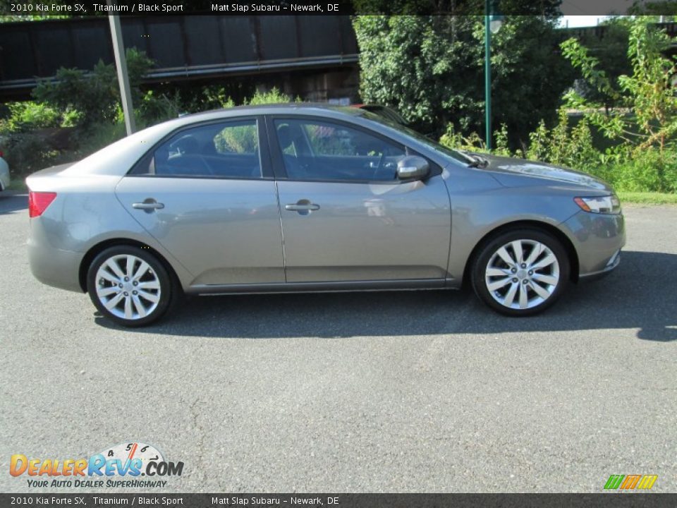 2010 Kia Forte SX Titanium / Black Sport Photo #5
