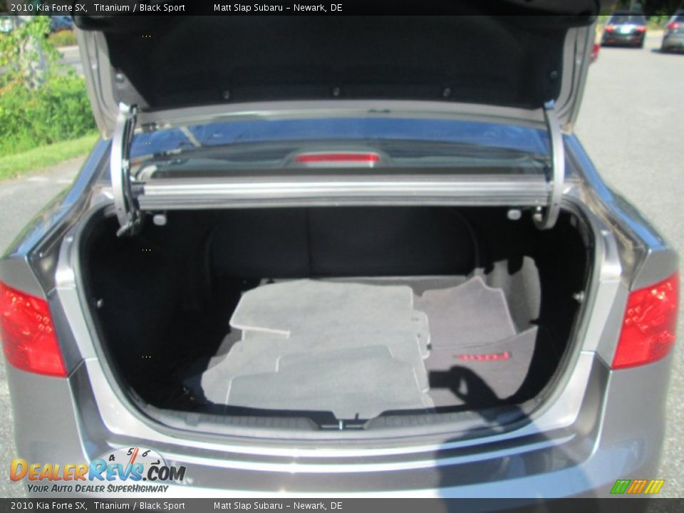 2010 Kia Forte SX Titanium / Black Sport Photo #19