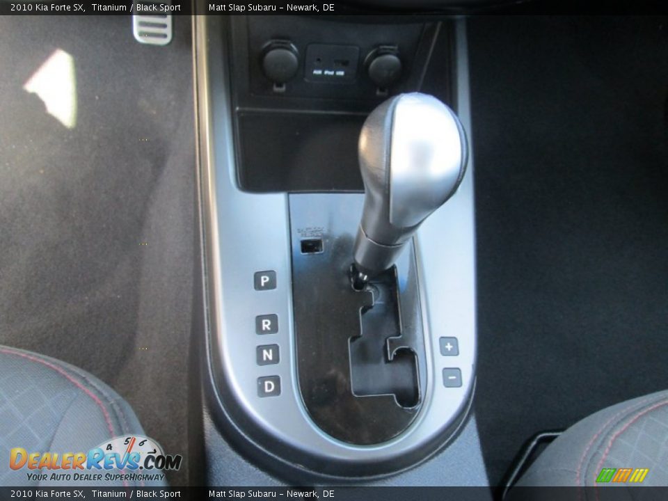 2010 Kia Forte SX Titanium / Black Sport Photo #25