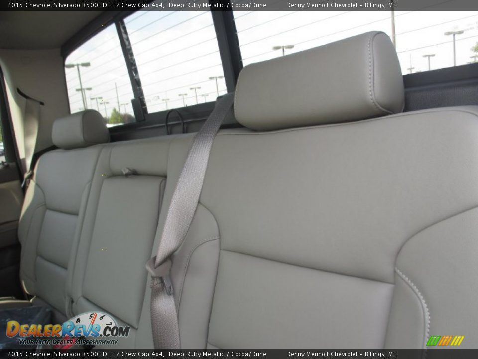 2015 Chevrolet Silverado 3500HD LTZ Crew Cab 4x4 Deep Ruby Metallic / Cocoa/Dune Photo #9