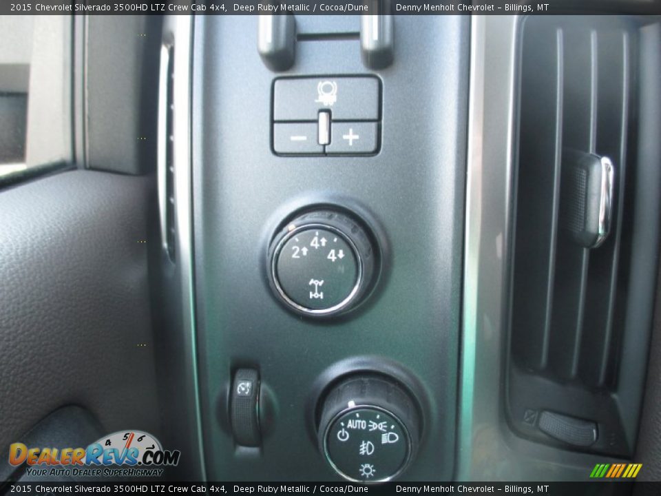 2015 Chevrolet Silverado 3500HD LTZ Crew Cab 4x4 Deep Ruby Metallic / Cocoa/Dune Photo #16