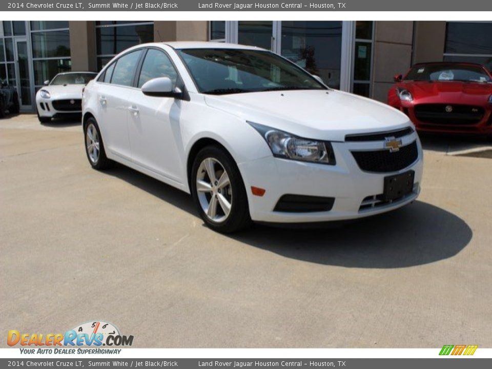 2014 Chevrolet Cruze LT Summit White / Jet Black/Brick Photo #1