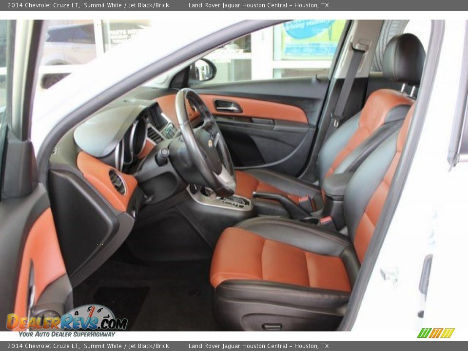 2014 Chevrolet Cruze LT Summit White / Jet Black/Brick Photo #2