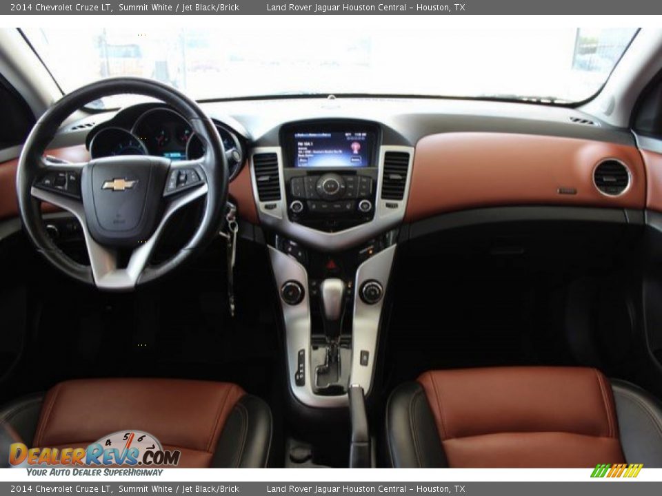 2014 Chevrolet Cruze LT Summit White / Jet Black/Brick Photo #3