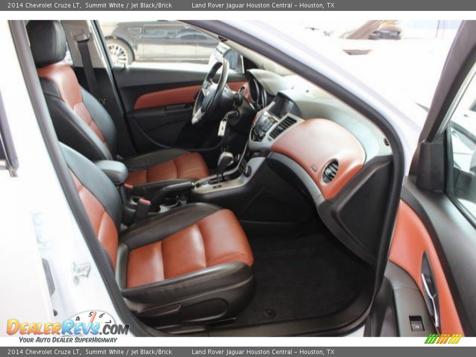 2014 Chevrolet Cruze LT Summit White / Jet Black/Brick Photo #4