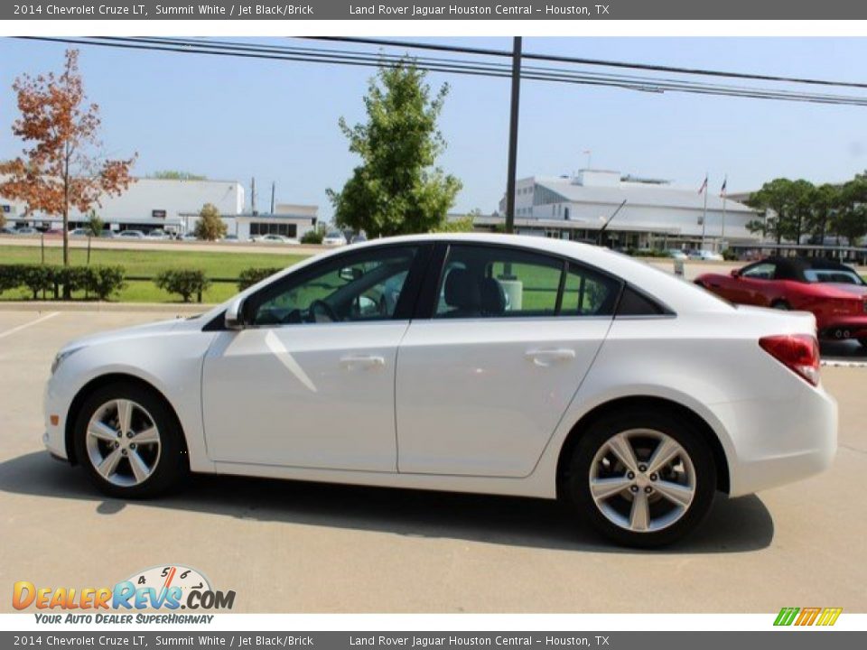 2014 Chevrolet Cruze LT Summit White / Jet Black/Brick Photo #7