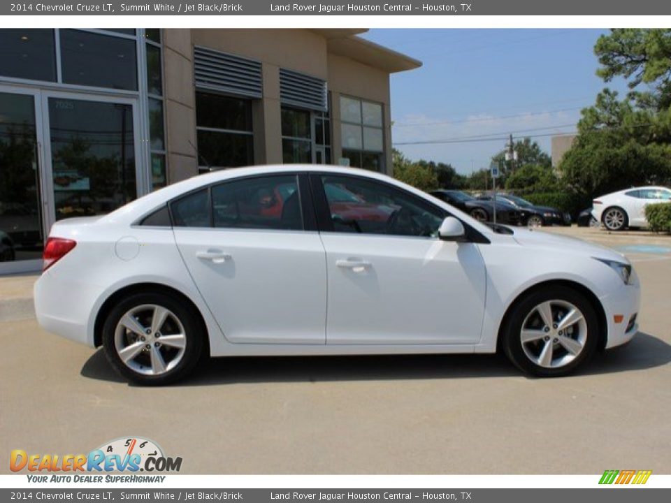 2014 Chevrolet Cruze LT Summit White / Jet Black/Brick Photo #11