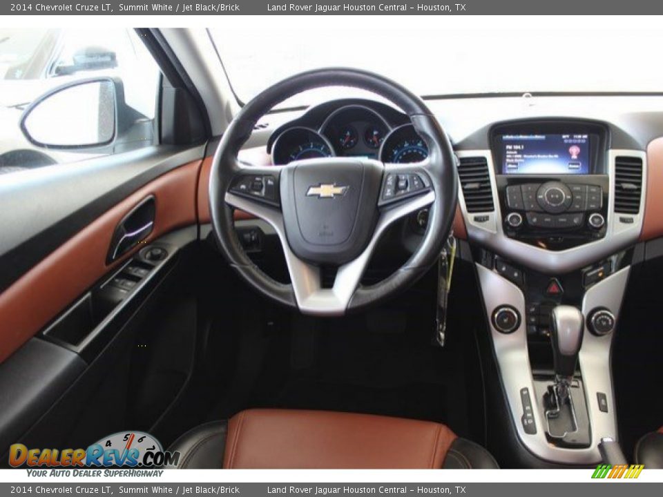 2014 Chevrolet Cruze LT Summit White / Jet Black/Brick Photo #13