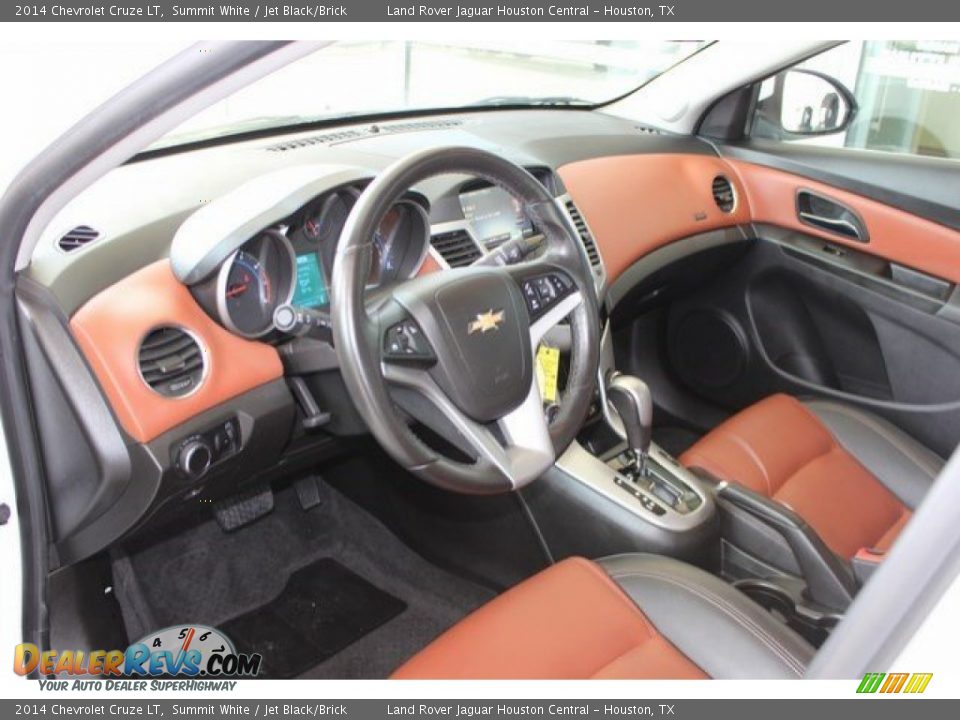 2014 Chevrolet Cruze LT Summit White / Jet Black/Brick Photo #14