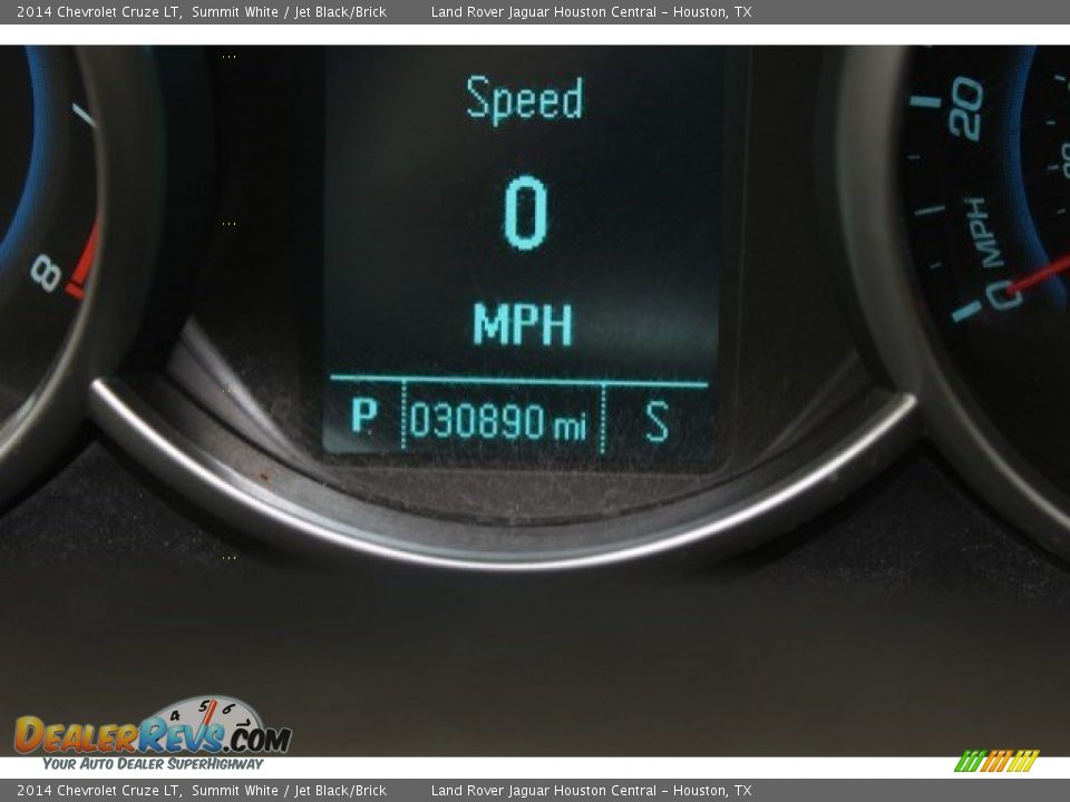 2014 Chevrolet Cruze LT Summit White / Jet Black/Brick Photo #22