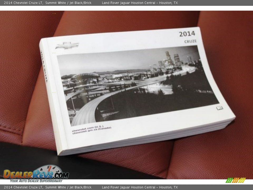 2014 Chevrolet Cruze LT Summit White / Jet Black/Brick Photo #34