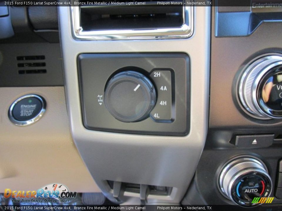 2015 Ford F150 Lariat SuperCrew 4x4 Bronze Fire Metallic / Medium Light Camel Photo #30