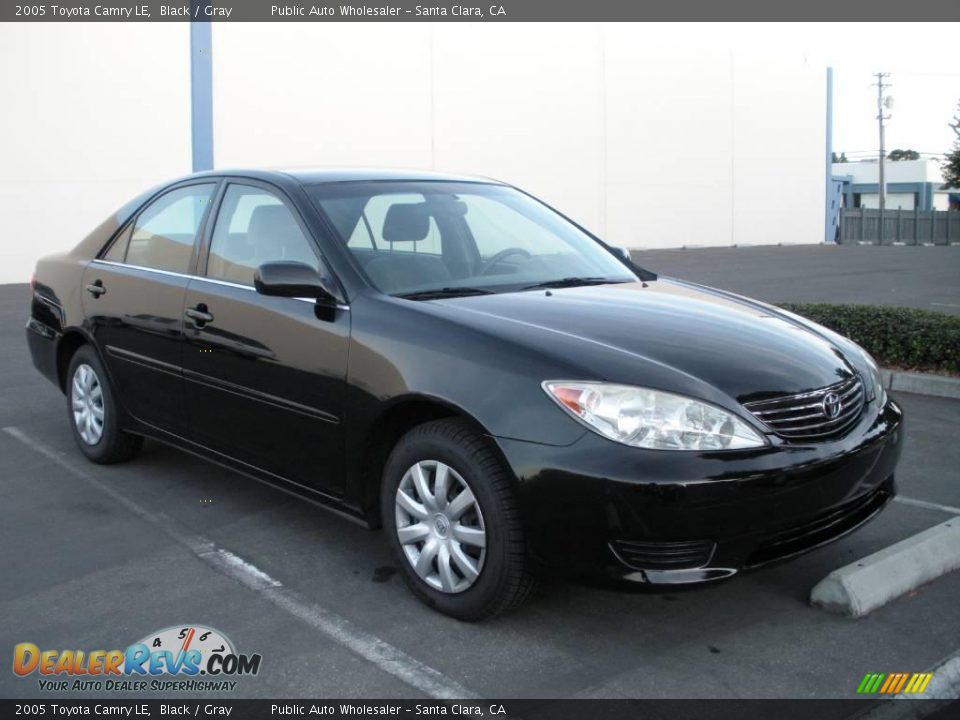 2005 Toyota Camry LE Black / Gray Photo #1