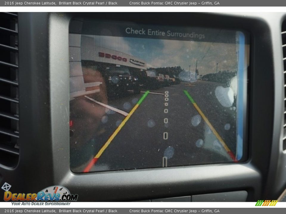 2016 Jeep Cherokee Latitude Brilliant Black Crystal Pearl / Black Photo #16