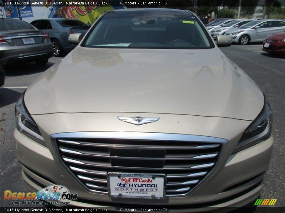 2015 Hyundai Genesis 3.8 Sedan Marrakesh Beige / Black Photo #2
