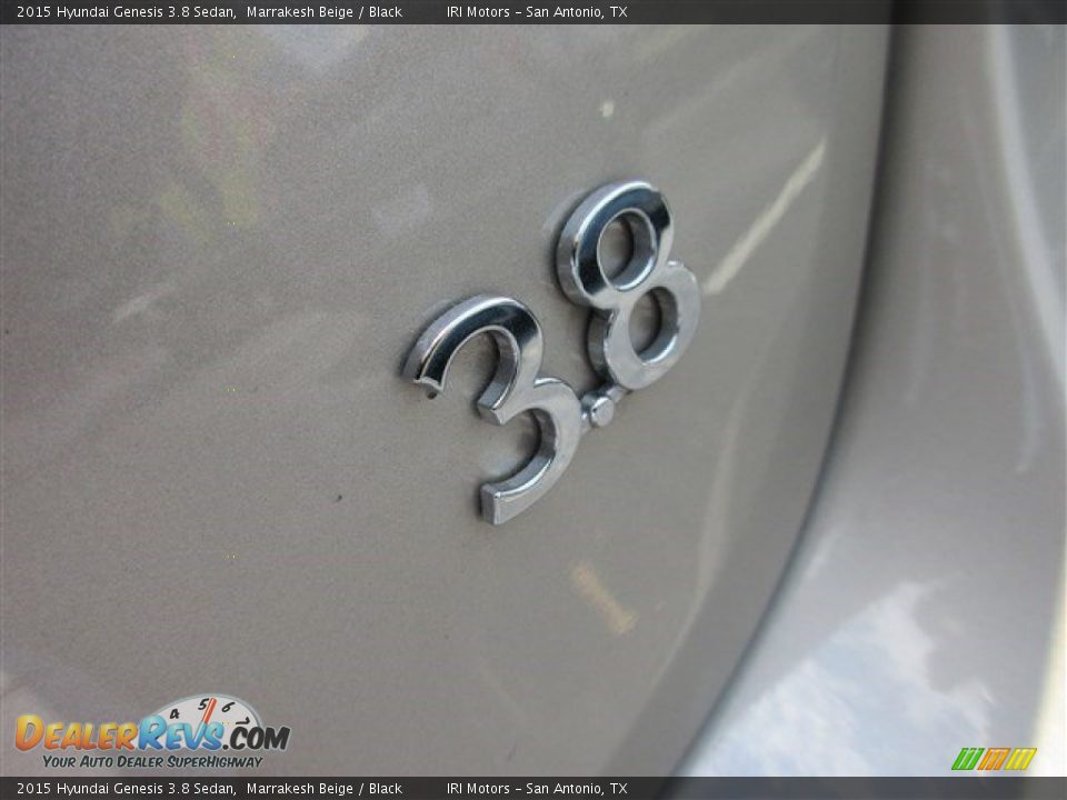 2015 Hyundai Genesis 3.8 Sedan Marrakesh Beige / Black Photo #7