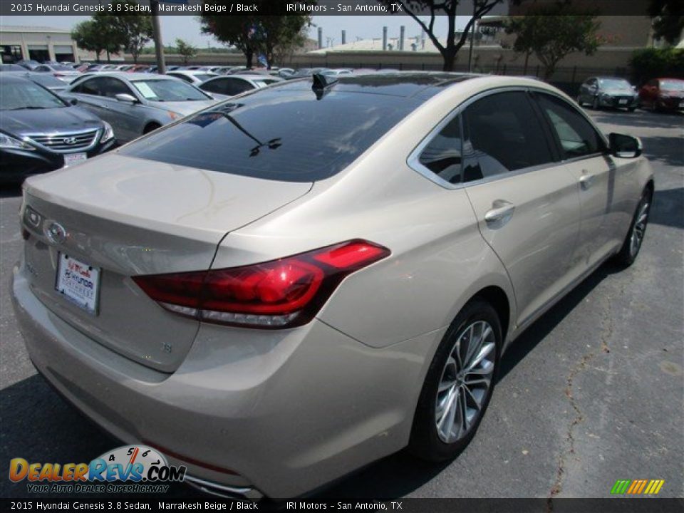 2015 Hyundai Genesis 3.8 Sedan Marrakesh Beige / Black Photo #8