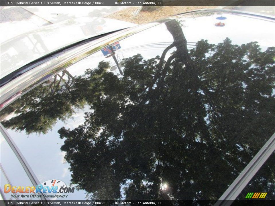 2015 Hyundai Genesis 3.8 Sedan Marrakesh Beige / Black Photo #12