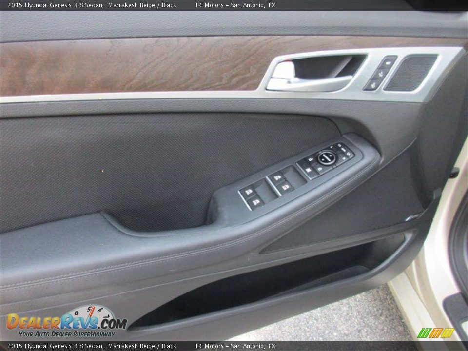 2015 Hyundai Genesis 3.8 Sedan Marrakesh Beige / Black Photo #16