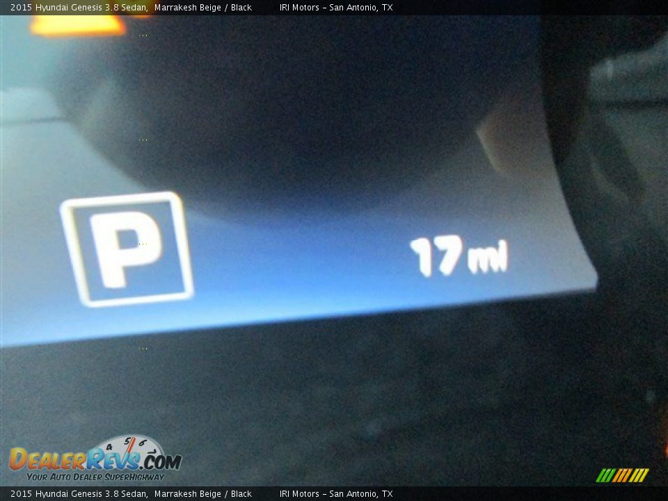 2015 Hyundai Genesis 3.8 Sedan Marrakesh Beige / Black Photo #22