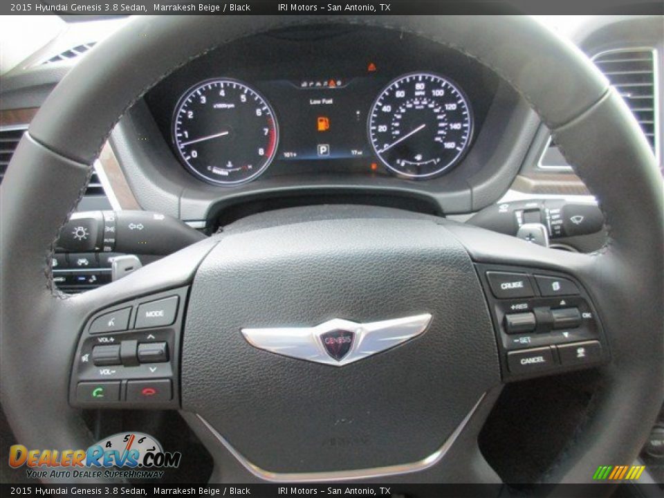 2015 Hyundai Genesis 3.8 Sedan Marrakesh Beige / Black Photo #24