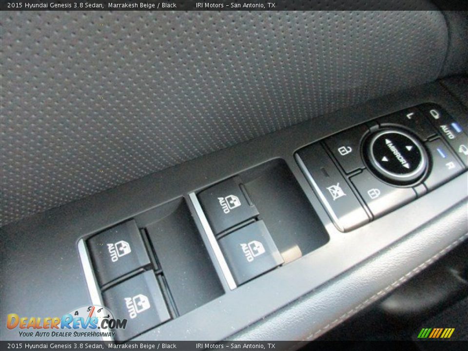 2015 Hyundai Genesis 3.8 Sedan Marrakesh Beige / Black Photo #25