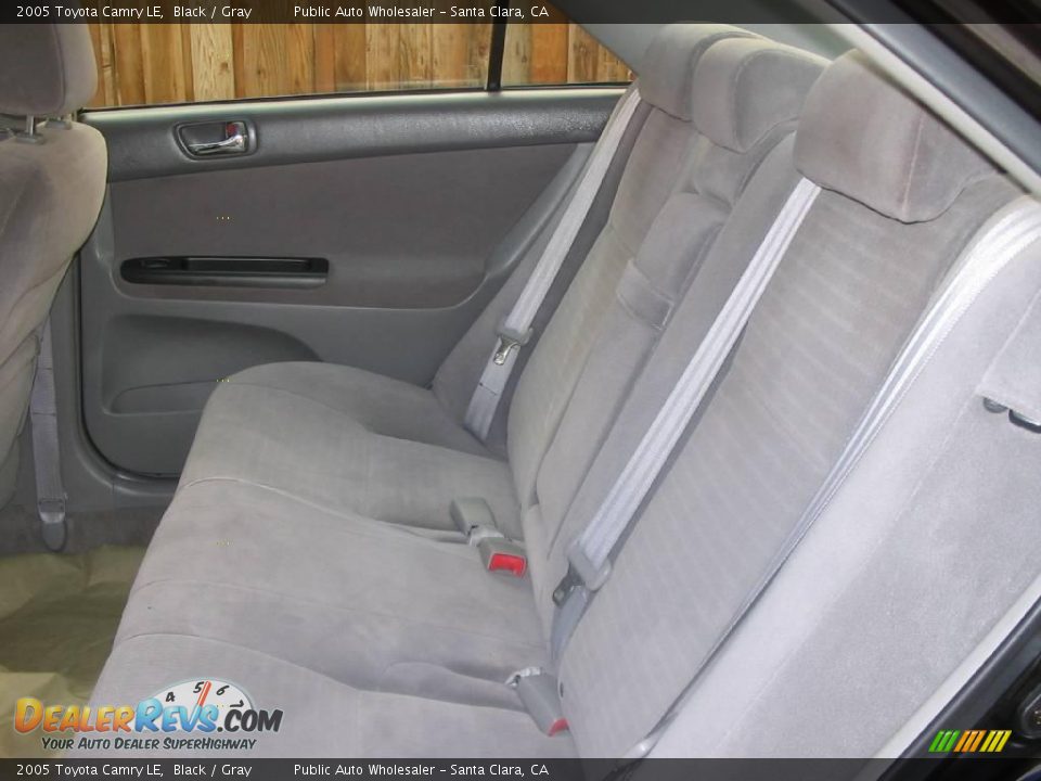 2005 Toyota Camry LE Black / Gray Photo #6