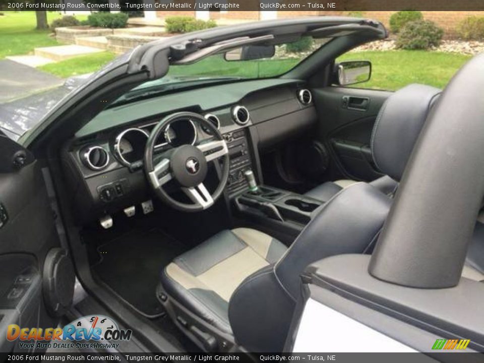 Light Graphite Interior - 2006 Ford Mustang Roush Convertible Photo #5