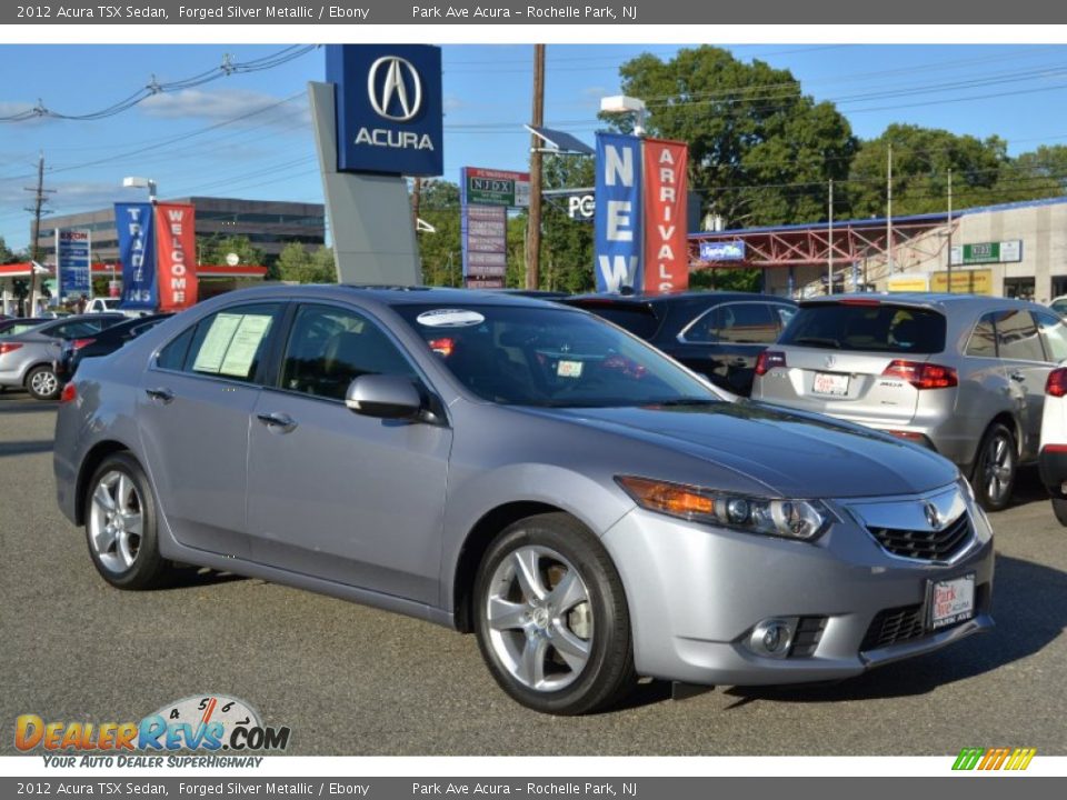 2012 Acura TSX Sedan Forged Silver Metallic / Ebony Photo #1