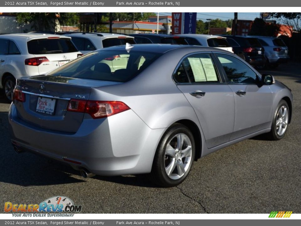 2012 Acura TSX Sedan Forged Silver Metallic / Ebony Photo #2