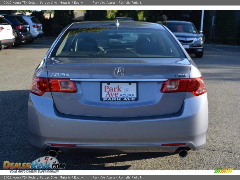 2012 Acura TSX Sedan Forged Silver Metallic / Ebony Photo #3