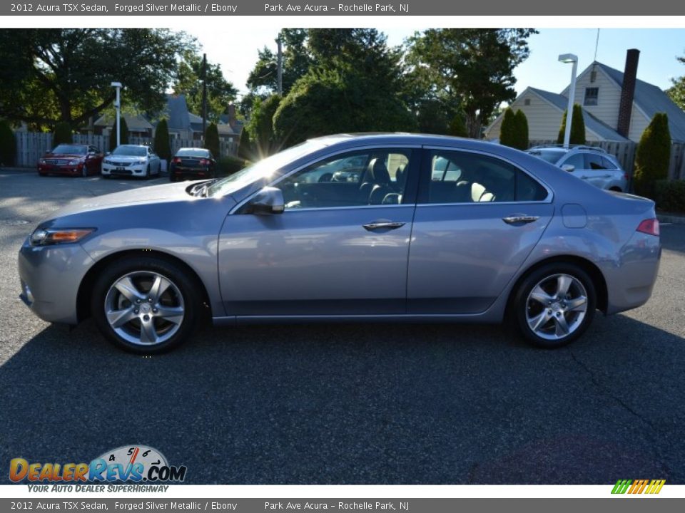 2012 Acura TSX Sedan Forged Silver Metallic / Ebony Photo #5