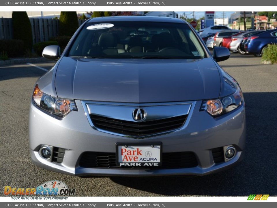 2012 Acura TSX Sedan Forged Silver Metallic / Ebony Photo #7