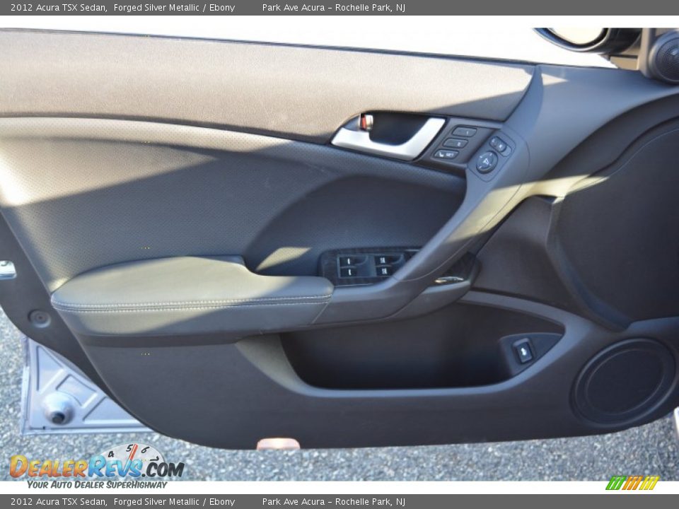 2012 Acura TSX Sedan Forged Silver Metallic / Ebony Photo #8