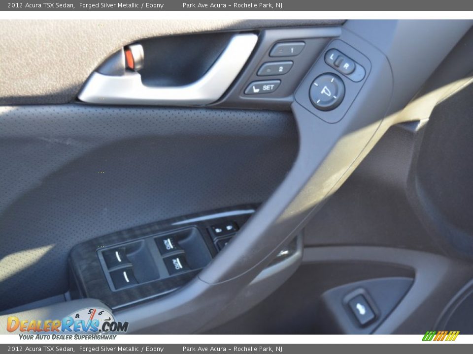2012 Acura TSX Sedan Forged Silver Metallic / Ebony Photo #9