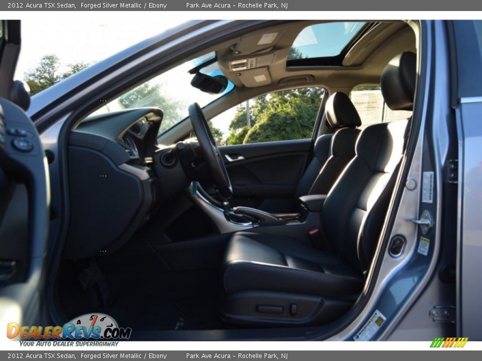 2012 Acura TSX Sedan Forged Silver Metallic / Ebony Photo #11